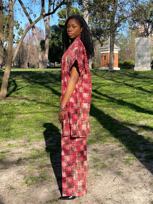 Red Prints Unisex Set